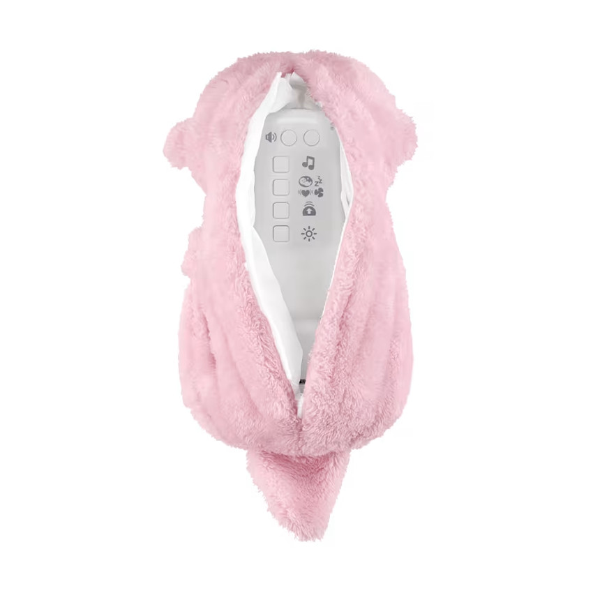 Peluche interactive Ma Loutre Câlins Bonne Nuit rose 