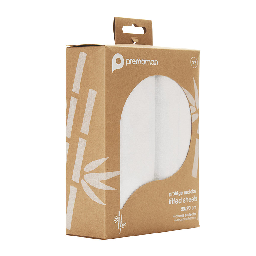 Lot de 2 alèses 60 x 120 cm 