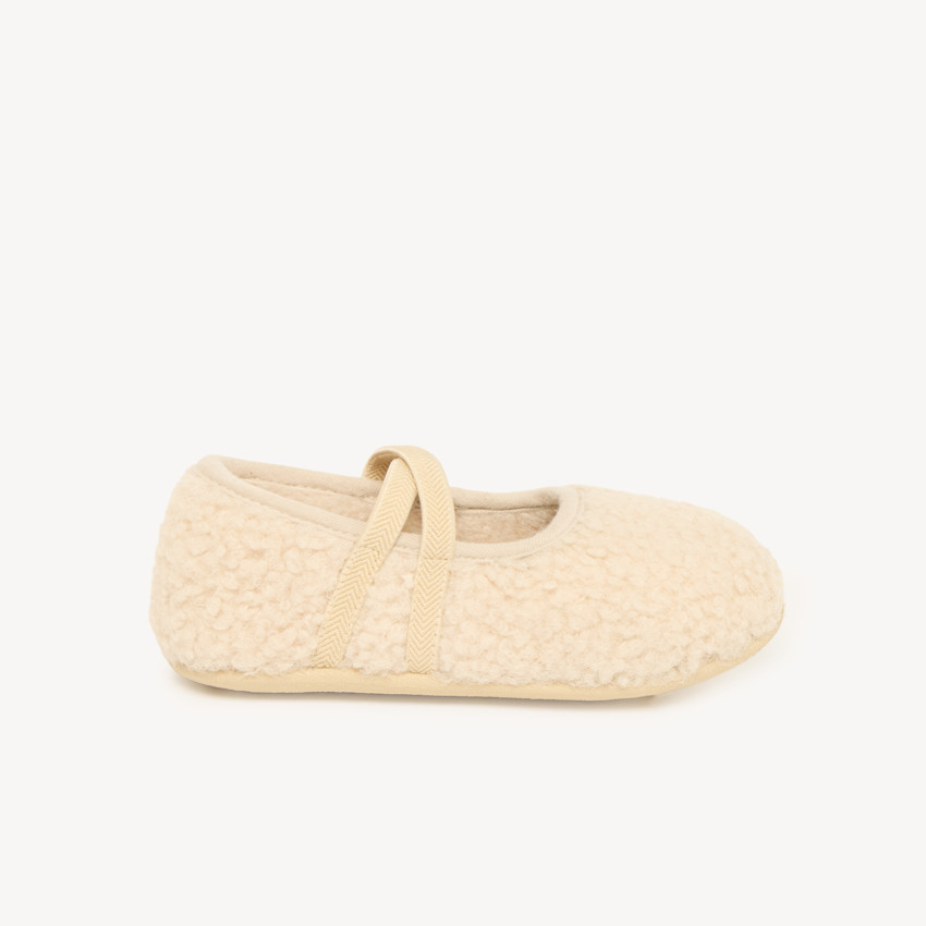 Babies meisjes pantoffels van bouclette 