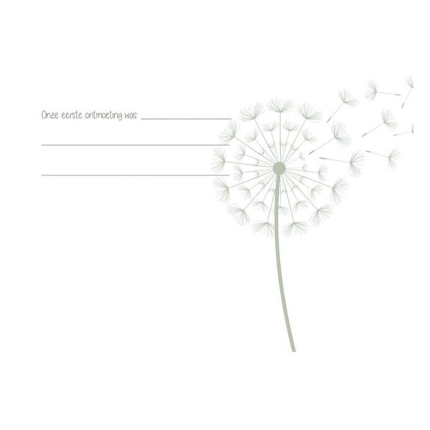 Livre "Tu me manques tellement" Texte Néerlandais" Vert Tendre 