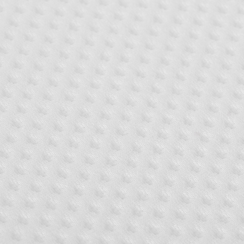 Matelas de voyage pliable 60 x 120 cm blanc 