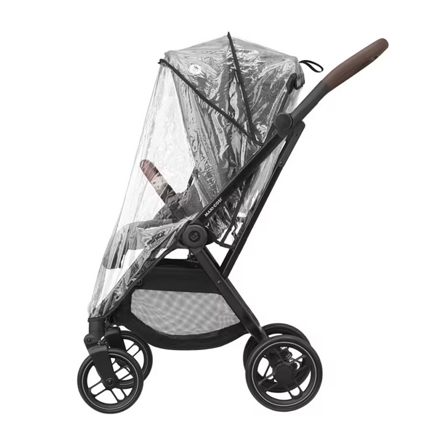 Poussette Leona 2 ultra compacte - Select Grey/ Brown leather 