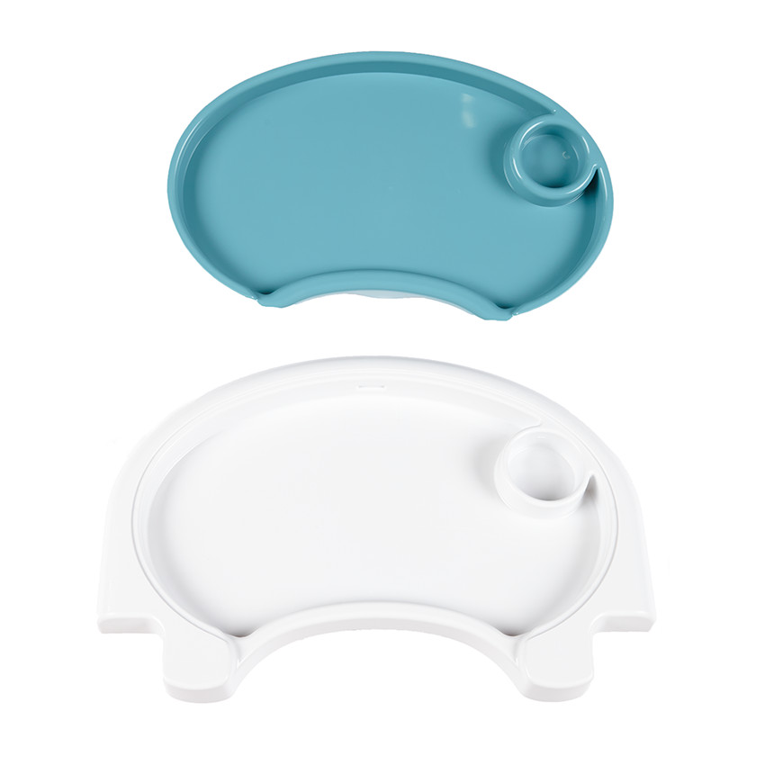 Chaise haute Luxe Métal - Turquoise 