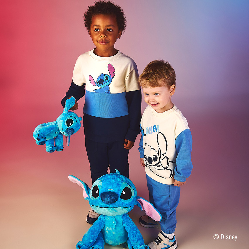 Ensemble joggingbroek + sweatshirt Stitch Disney voor jongen 