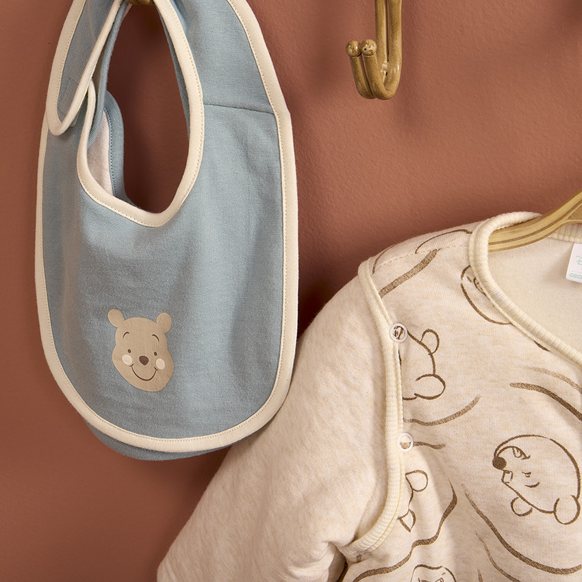 Set van 2 fantasie slabbetjes Winnie Disney voor baby jongen 