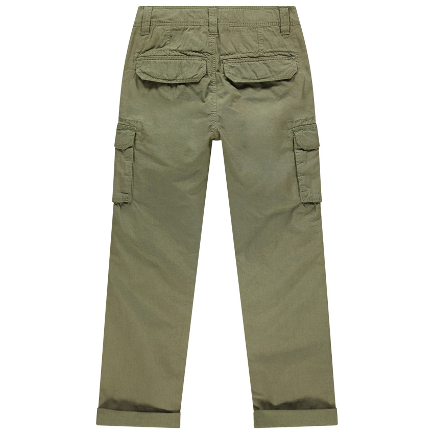 Pantalon cargo en toile à poches 