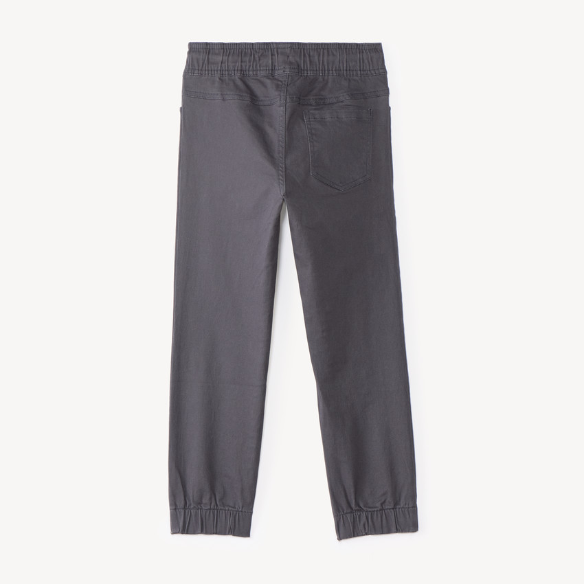 Pantalon style jogger en toile garçon 
