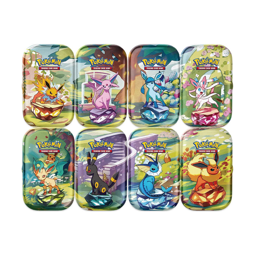 Boîte Mini Tin Pokémon Évolutions Prismatiques (modèle aléatoire) 