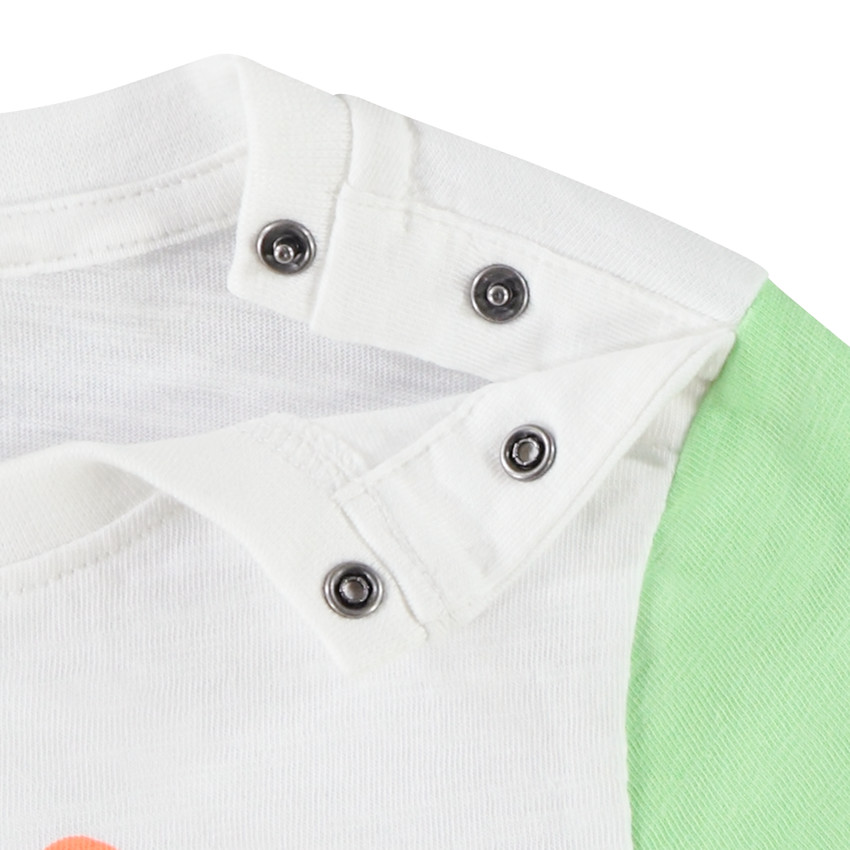 T-shirt manches courtes avec broderie effet bouclette pour bébé garçon  