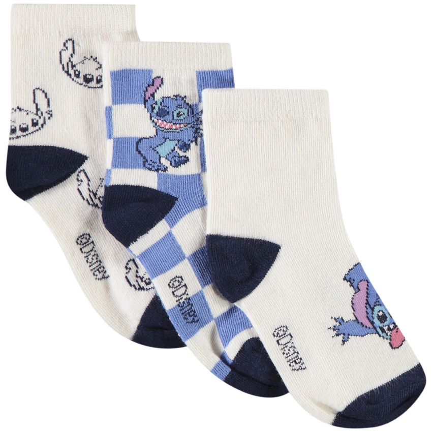 Set van 3 paren van sokken Stitch Disney voor jongen 