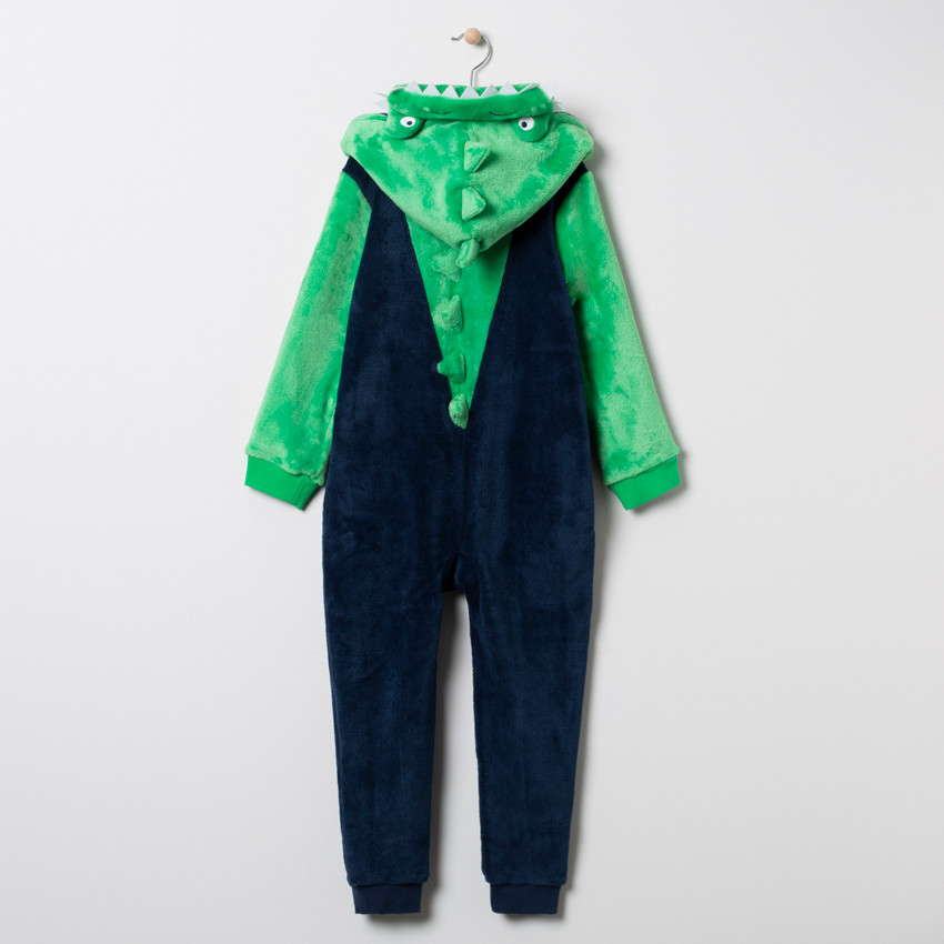 Surpyjama en sherpa dinosaure à détails en relief 