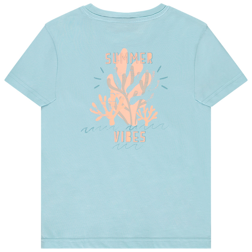 T-shirt manches courtes prints algues pour garçon 