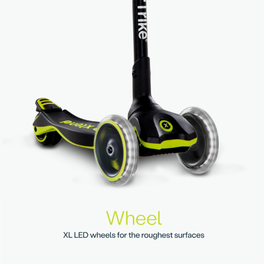 Scooter Xtend Ride On Trottinette 3-en-1 Lime 12M-12ans 