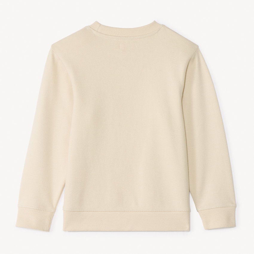 Piqué sweatshirt met fantasieprint voor jongens 