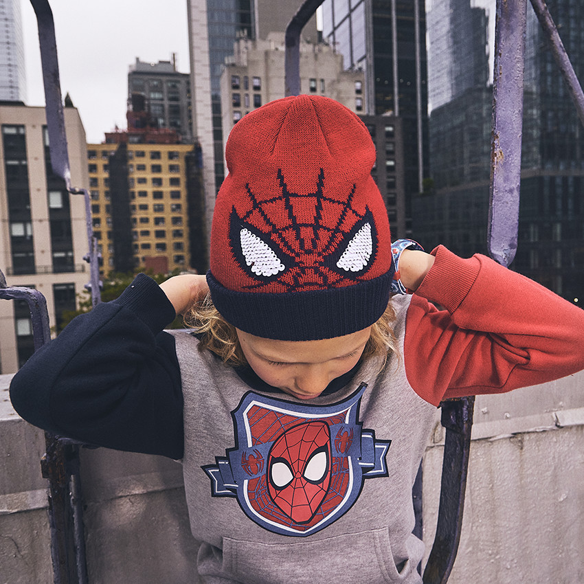 Muts Spider-Man Marvel met magische pailletten voor jongens 