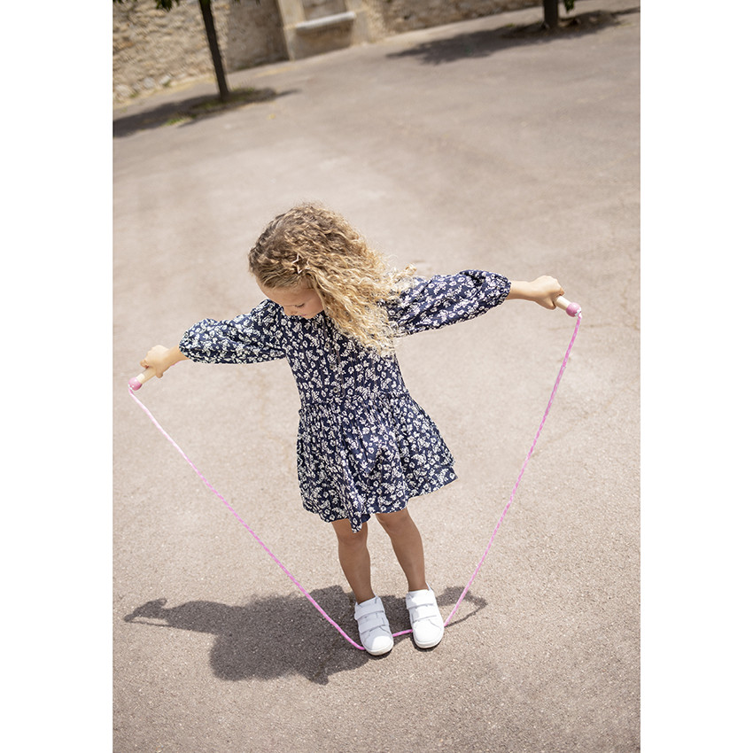 Jurk met lange mouwen en bloemenprint, met ruimzittende snit 