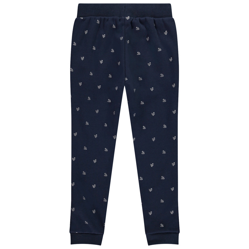 Joggingbroek met hartjesprint voor meisjes 