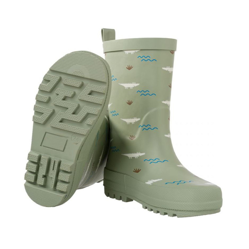 Bottes de pluie Taille 23 caoutchouc naturel Crocodile 