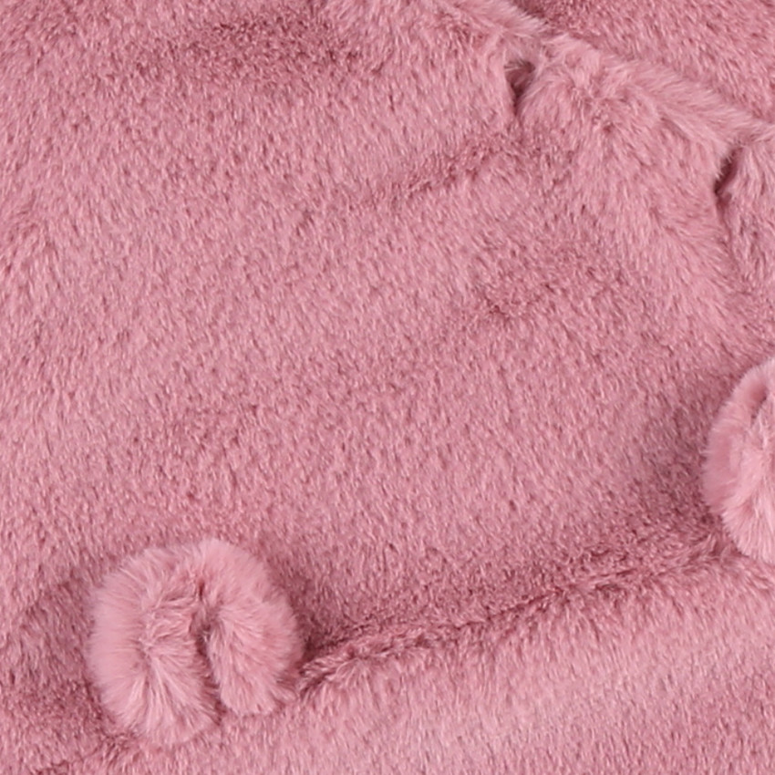 Gigoteuse sans manches en fausse fourrure 100 cm - Rose 