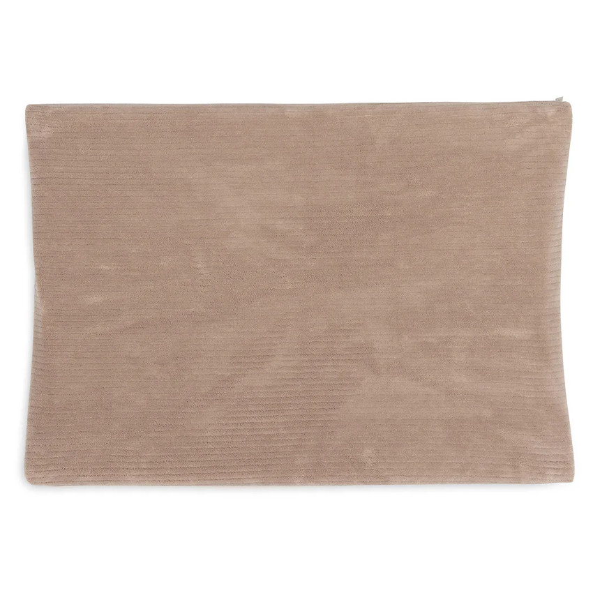 Aankleedkussenhoes - Cloudy rib - Milky Coffee - 50x70 cm 