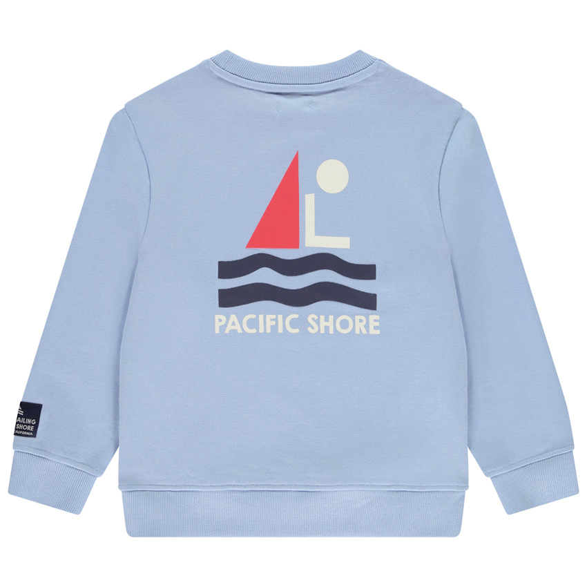 Sweat molleton printé à poche kangourou pour garçon 