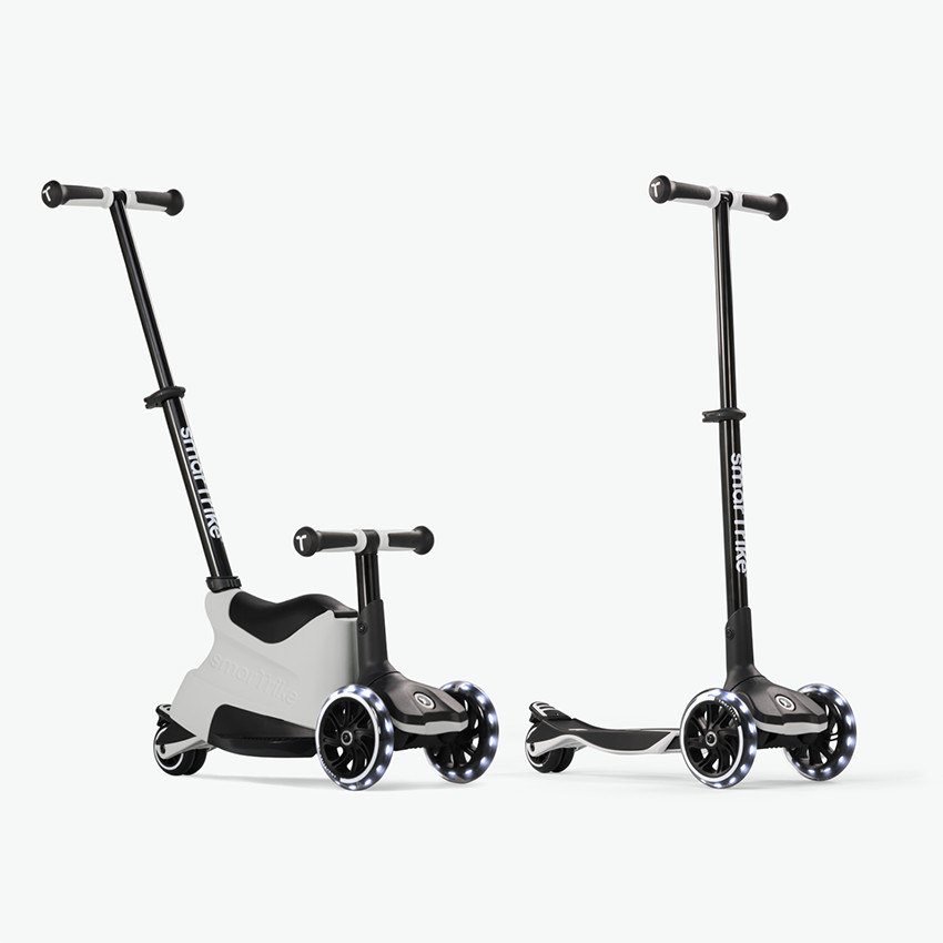 Scooter Xtend Ride On Trottinette 3-en-1 Cool Grey 12m-12ans  