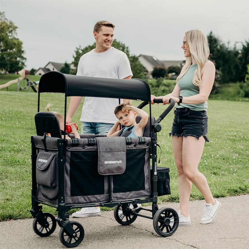 Poussette Chariot W2 Elite Charcoal Gris 