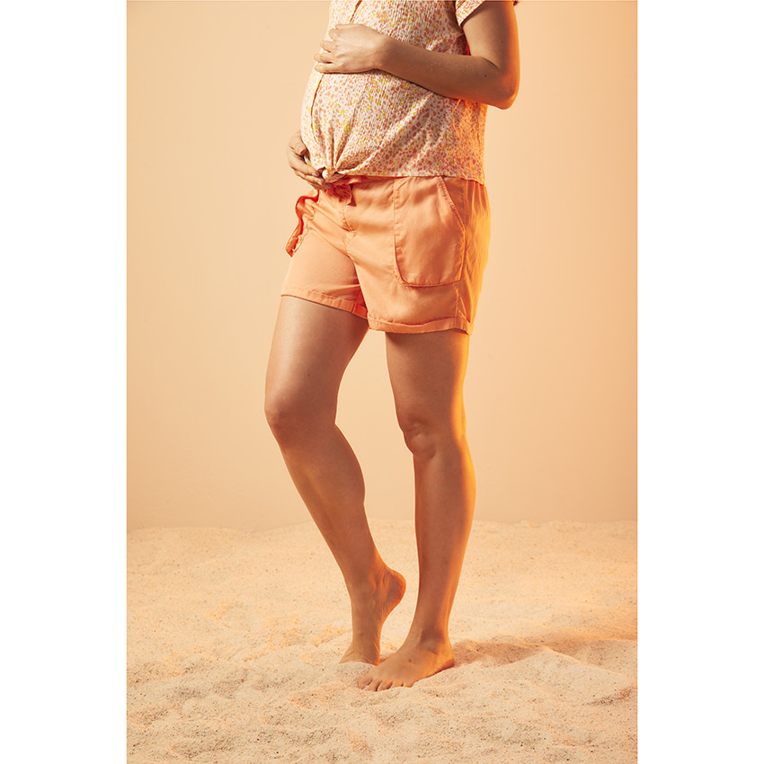 Short fluide à nouer pour femme 