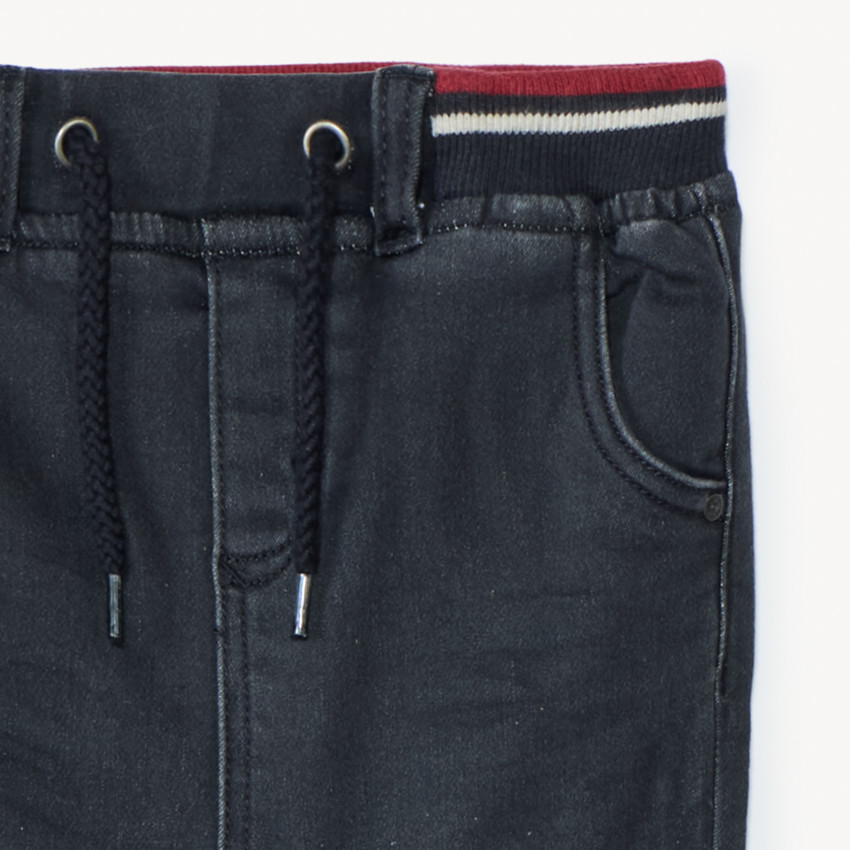 Jean doublé micropolaire à taille élastiquée pour bébé garçon 