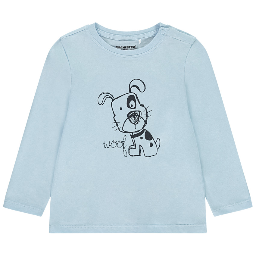 Lange mouwen T-shirt met fantasieprint voor baby jongen 