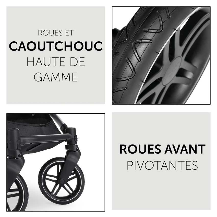 Set Vision X Poussette + Nacelle Melange Rose 