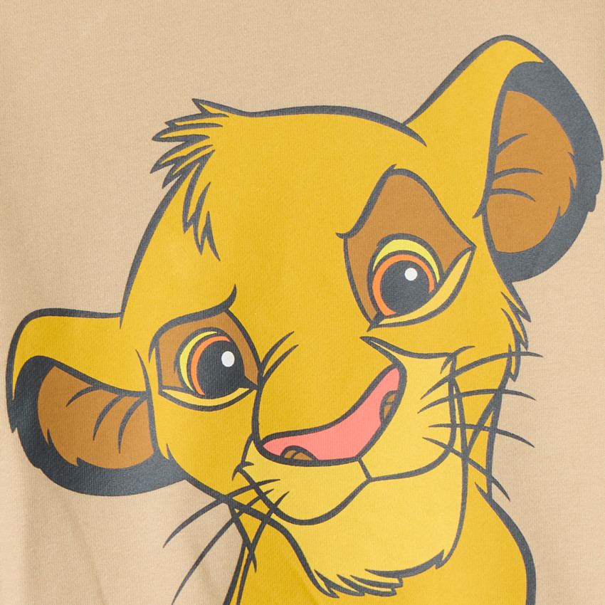 Oversized fleece sweatshirt Simba Disney voor babyjongen 