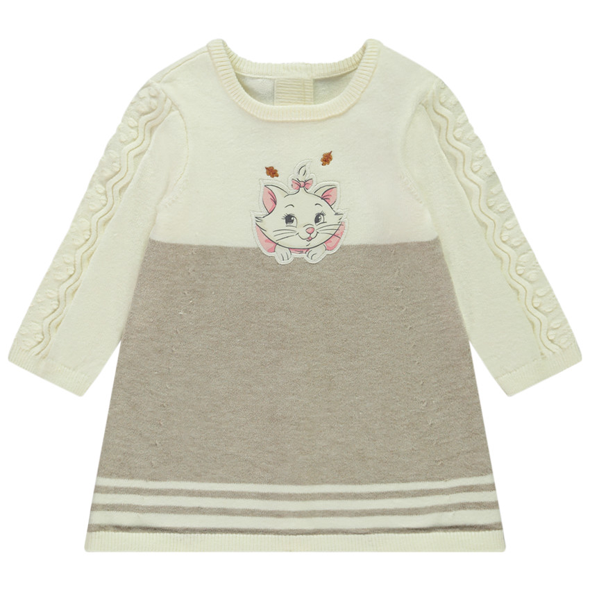 Lange mouwen gebreide jurk Marie Disney voor meisjes 