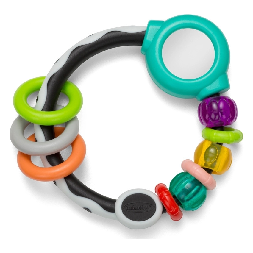 ANNEAU DE DENTITION GO-GAGA - SHAKE & SPIN RATTLING RING 