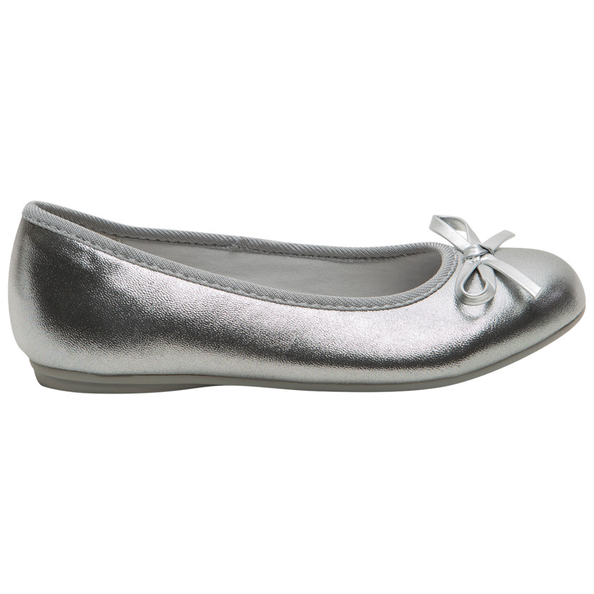 Zilverkleurige ballerina