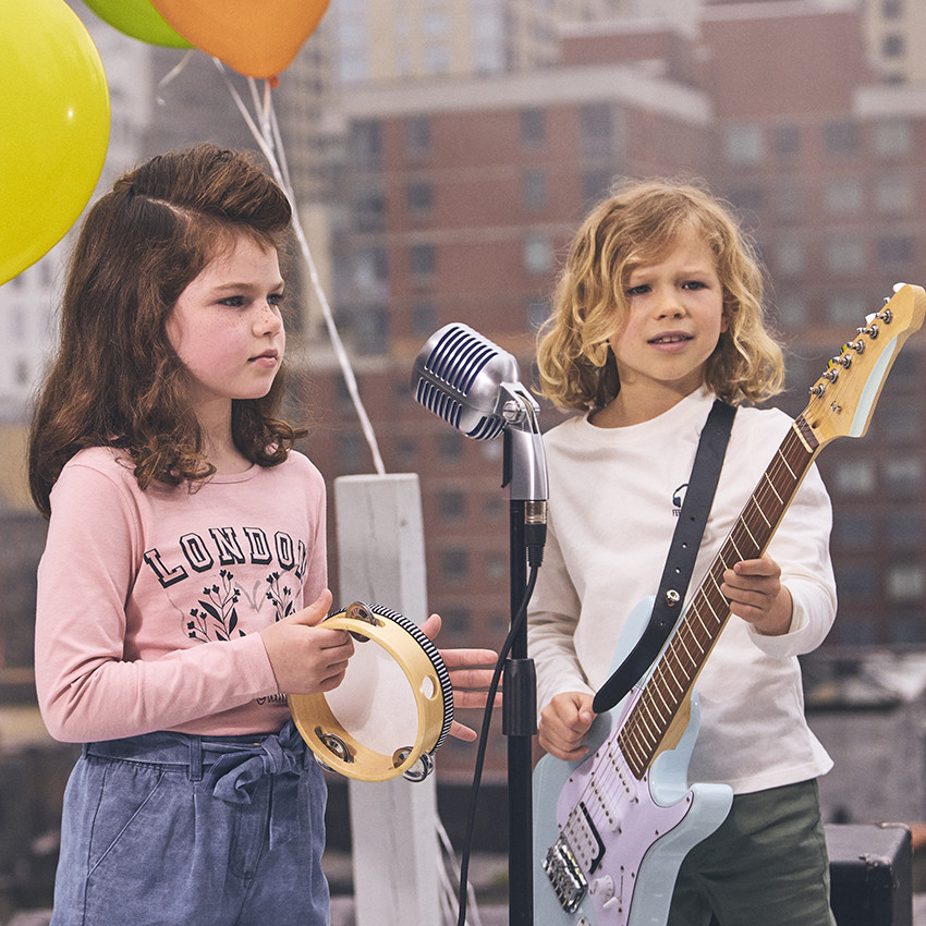 Meisjes cargo twill broek met riem 