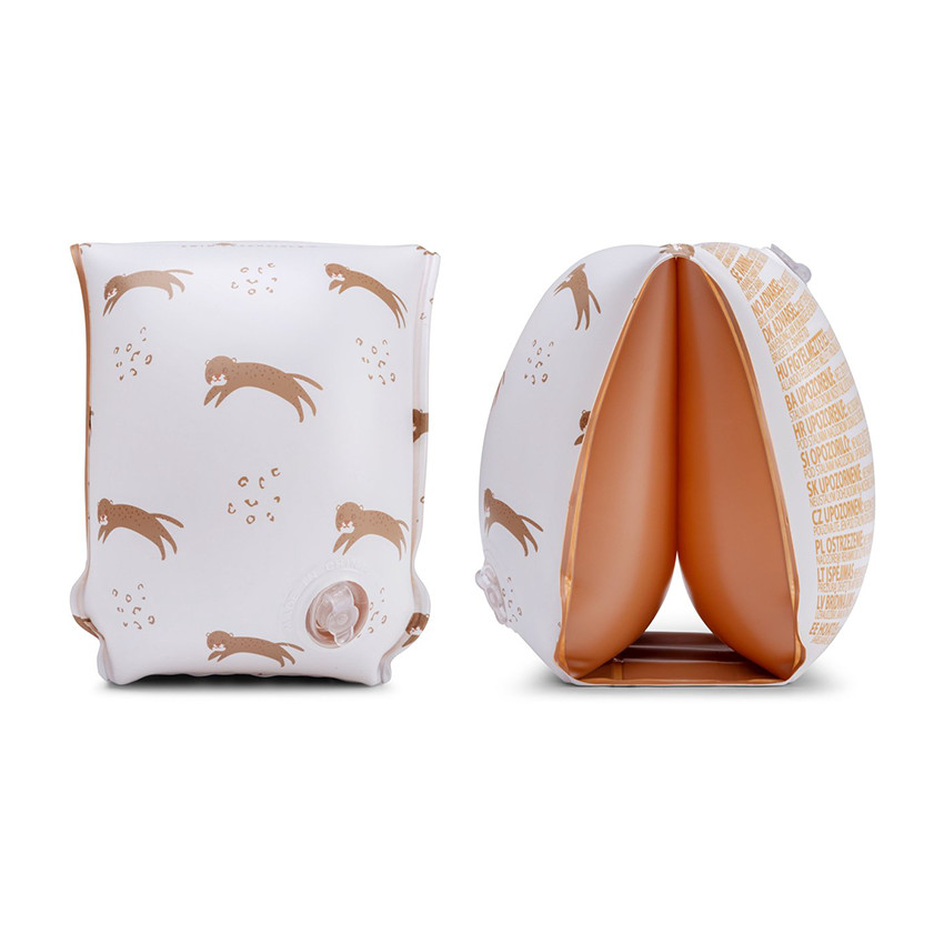Brassards de natation gonflables 2-6 ans Panthère Beige 