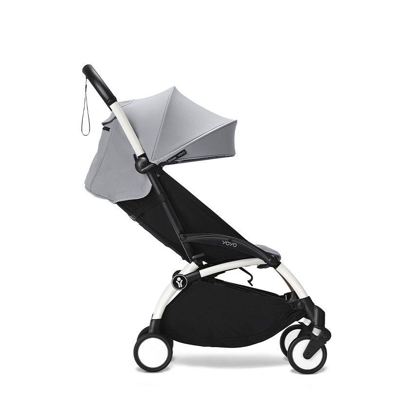 Kinderwagen Stokke® YOYO³ vanaf 6 maanden - Frame wit/Stone 