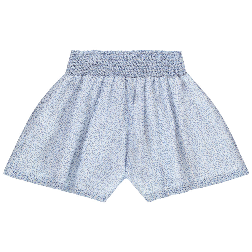 Jupe culotte en voile imprimé fille 