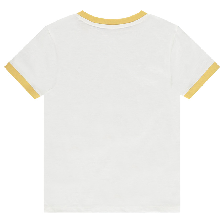 Korte mouwen Mickey Disney T-shirt met print en borduursel voor jongens 