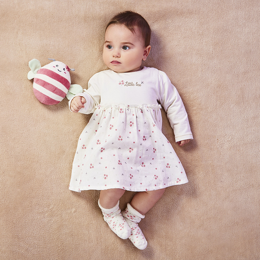 Lot de 3 paires de chaussettes fantaisie en tricot pour bébé fille 