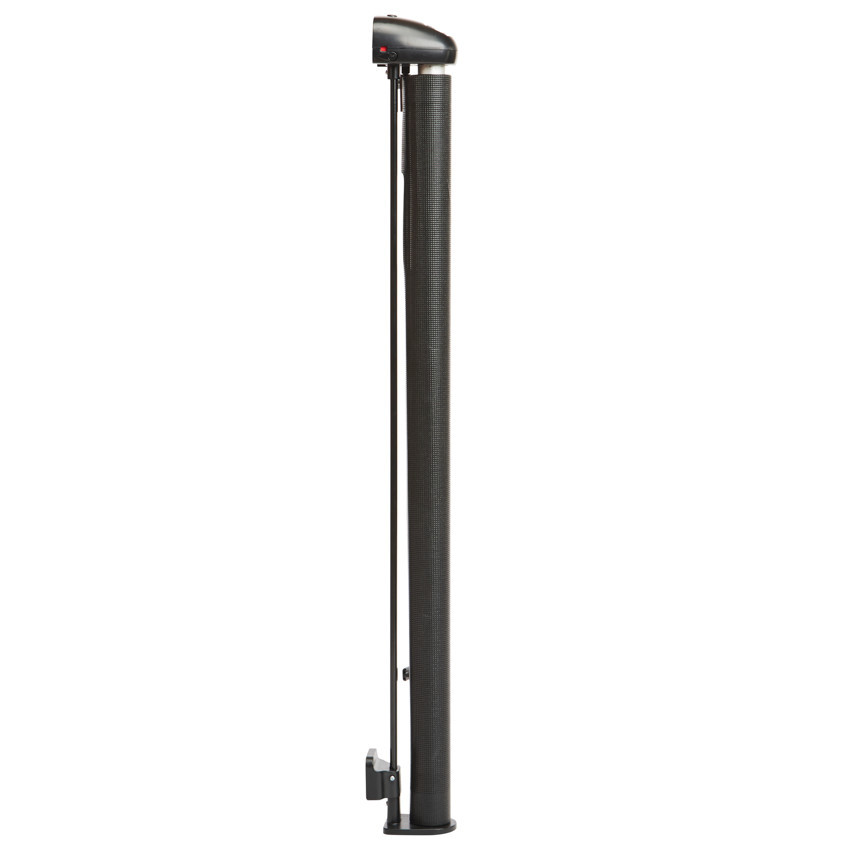 Barrière de sécurité rétractable 140 cm noir 