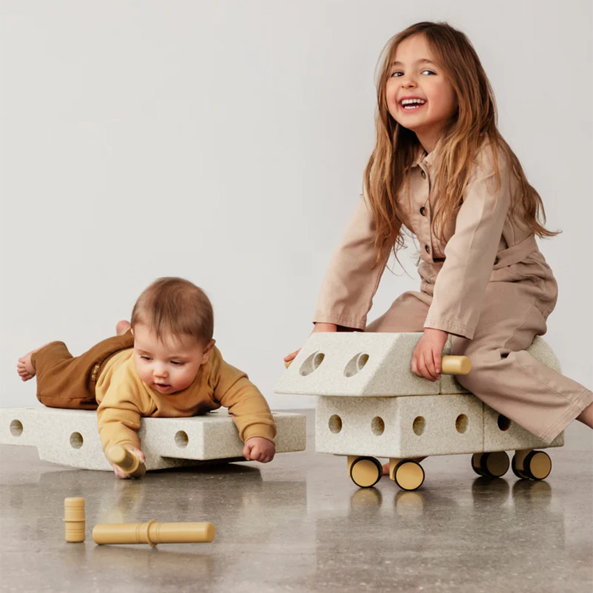 Construction Explorer Set – Sand Grey / Honey Yellow 