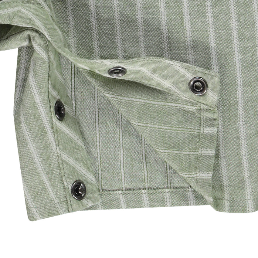 Salopette courte rayée pour bébé garçon 