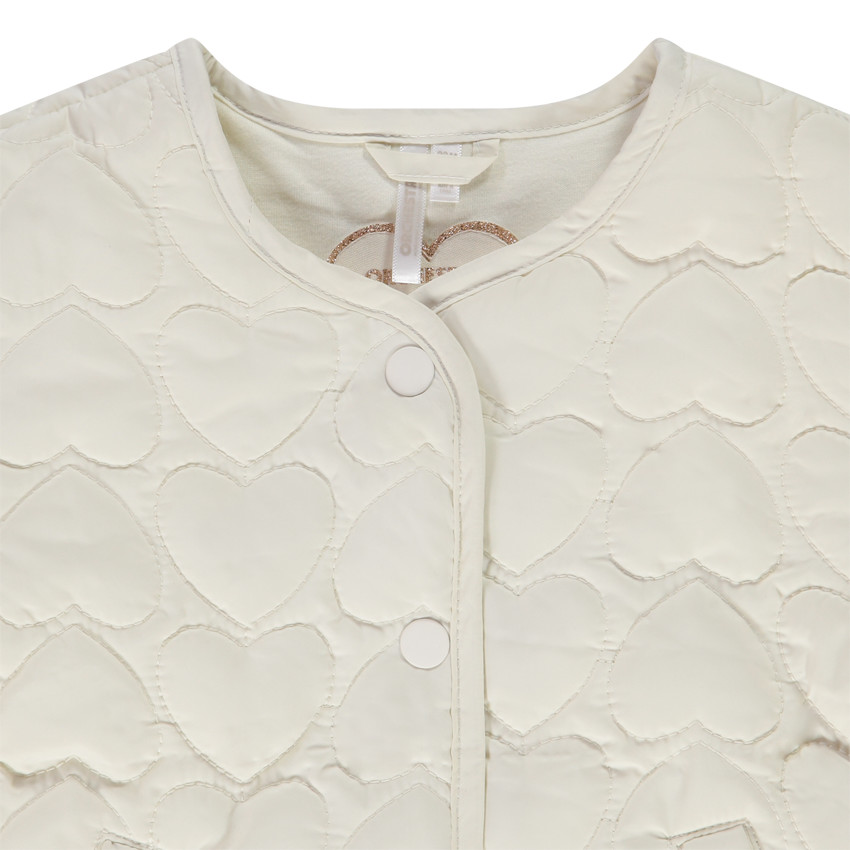 Veste en toile matelassée pour bébé fille 
