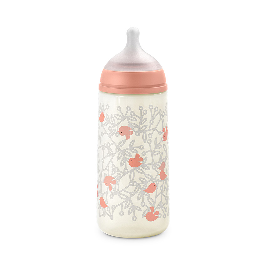 Biberon 360ml avec tétine SX Pro L Birdies rose 