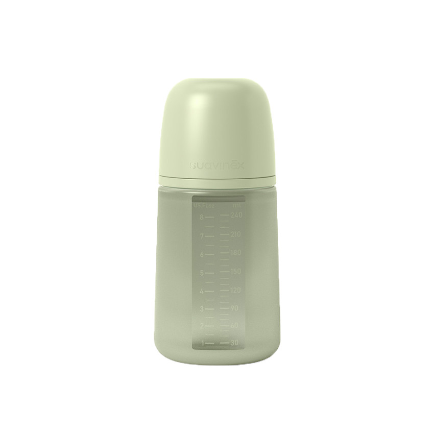 Biberon en silicone Colour Essence 250 ml Vert 