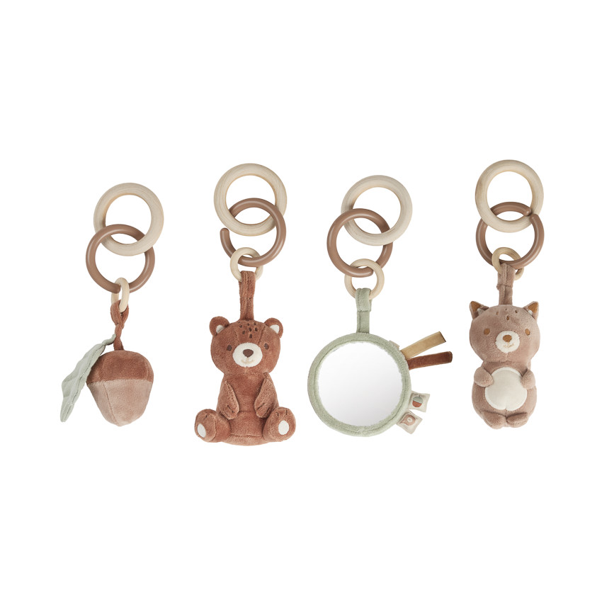 Set van 4 hangspeeltjes voor speelboog - Roi des Forêts 