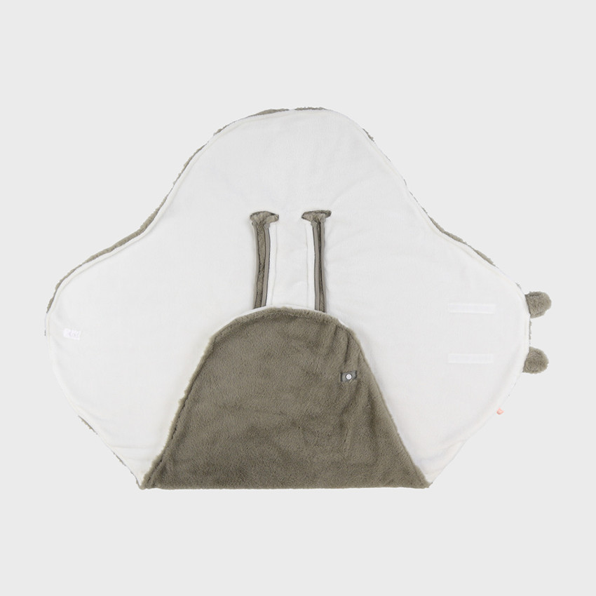 Couverture promenade Fausse Fourrure Kaki MM25 