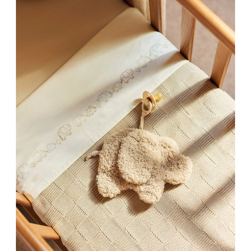 Drap lit bébé - 120x150 cm - Elephant Tales 